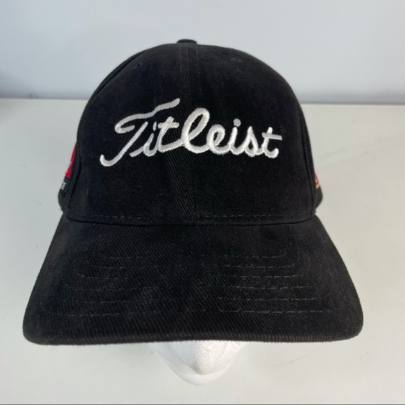 Vintage Titleist Black Golf Hat USA Made